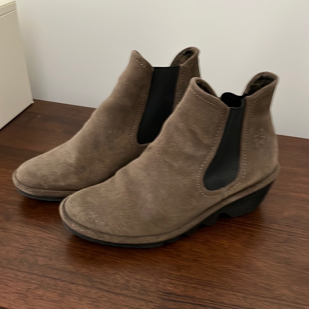 Fly London suede booties